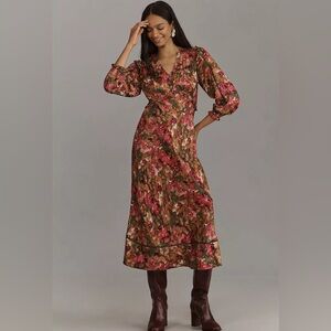 Anthropologie Sam Edelman Llora Ruffle Midi Dress